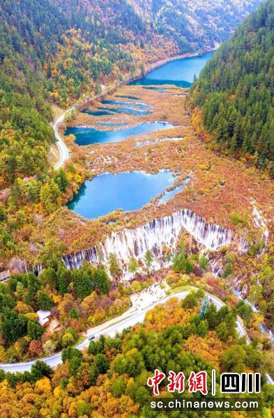 九寨溝。四川省文化和旅游廳 供圖 九寨溝。四川省文化和旅游廳 供圖