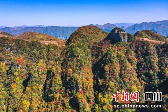 巴山大峽谷。四川省文化和旅游廳 供圖 巴山大峽谷。四川省文化和旅游廳 供圖