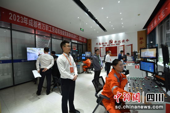實操比賽現場。(楊明豪攝) 實操比賽現場。(楊明豪攝)