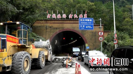 施工現場。汶川縣委宣傳部供圖 施工現場。汶川縣委宣傳部供圖
