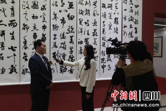 李平遜接受媒體采訪。 李平遜接受媒體采訪。