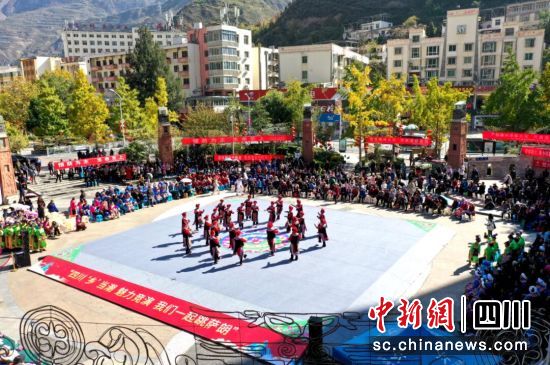 比賽現場。汶川縣委宣傳部 供圖 比賽現場。汶川縣委宣傳部 供圖