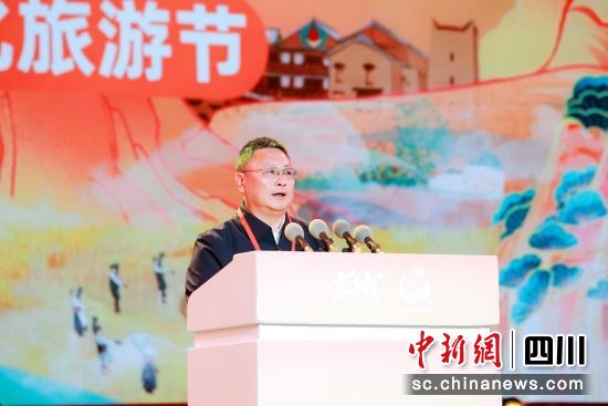 馬爾康市委書記李清勇致辭。馬爾康市委宣傳部 供圖 馬爾康市委書記李清勇致辭。馬爾康市委宣傳部 供圖