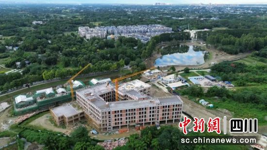 建設中的超高清制作中心。郫都區融媒體中心 供圖 建設中的超高清制作中心。郫都區融媒體中心 供圖