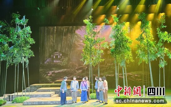 音樂劇《少年江姐》演出片段。大安融媒 供圖 音樂劇《少年江姐》演出片段。大安融媒 供圖