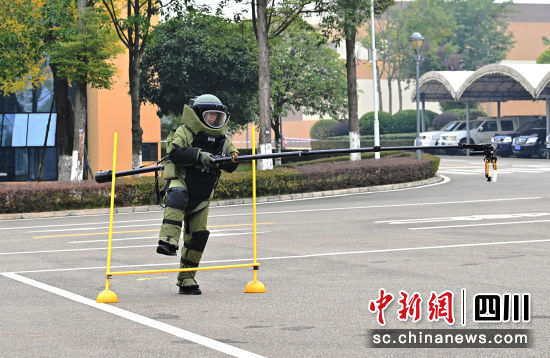 安檢排爆競賽現場。記者安源 攝 安檢排爆競賽現場。記者安源 攝
