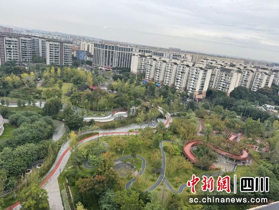 成都武侯區鐵佛公園。成都市住建局供圖 成都武侯區鐵佛公園。成都市住建局供圖
