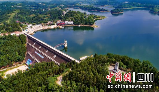 魯班湖。 三臺縣委宣傳部供圖 魯班湖。 三臺縣委宣傳部供圖