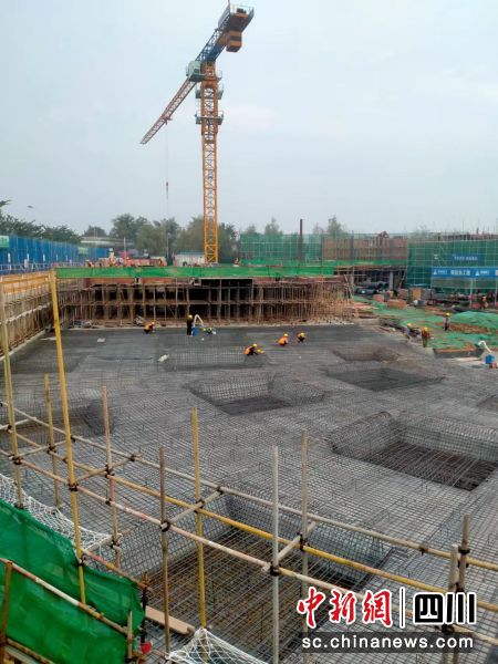項目施工現場。黃進喜 攝 項目施工現場。黃進喜 攝