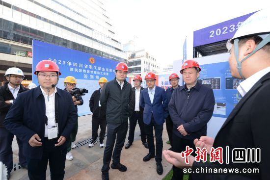決賽現場。(中建深裝西南分公司 供圖) 決賽現場。(中建深裝西南分公司 供圖)