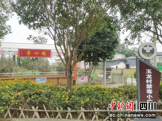 打造的禁毒小廣場。城廂鎮 供圖 打造的禁毒小廣場。城廂鎮 供圖