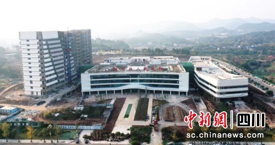 西充縣人民醫院城南院區項目建設現場。廖桂華 攝 西充縣人民醫院城南院區項目建設現場。廖桂華 攝