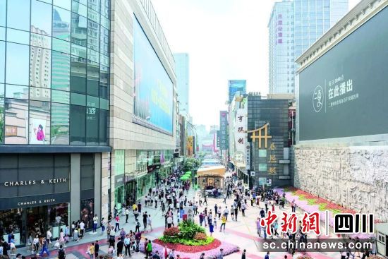 成都市錦江區旅游休閑街區。(成都市錦江區文化體育和旅游局 供圖) 成都市錦江區旅游休閑街區。(成都市錦江區文化體育和旅游局 供圖)