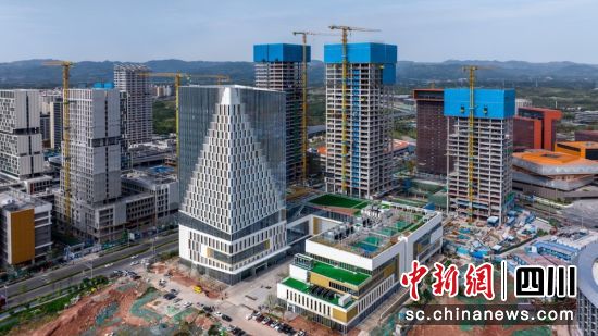 鳥瞰民航科技創新示范區。成都東部新區 供圖 鳥瞰民航科技創新示范區。成都東部新區 供圖