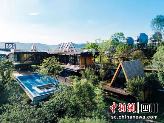 樹蛙部落。瀘州市文化廣播電視和旅游局供圖 樹蛙部落。瀘州市文化廣播電視和旅游局供圖