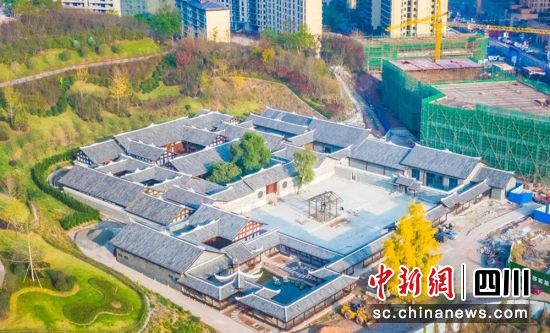 “王家大院”修繕項目現場。沿灘融媒 供圖 “王家大院”修繕項目現場。沿灘融媒 供圖