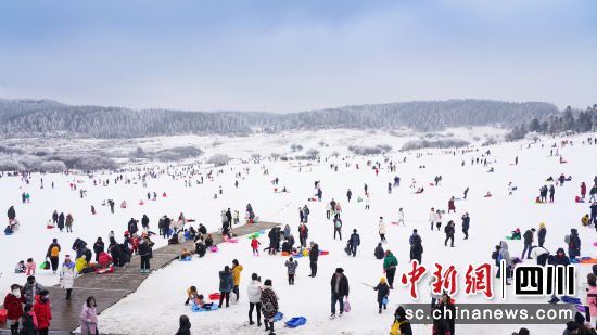 仙女山雪景。(仙女山景區 供圖) 仙女山雪景。(仙女山景區 供圖)
