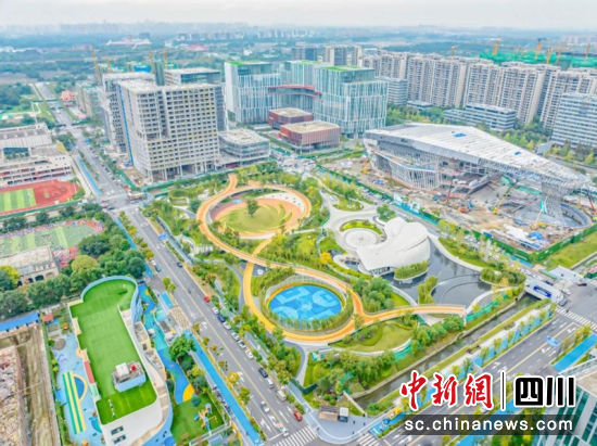 國創(chuàng)中心產(chǎn)業(yè)園。青羊區(qū)委宣傳部 供圖 國創(chuàng)中心產(chǎn)業(yè)園。青羊區(qū)委宣傳部 供圖