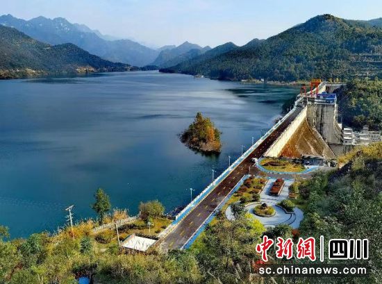 圖為武都水庫。四川省水利廳供圖 圖為武都水庫。四川省水利廳供圖