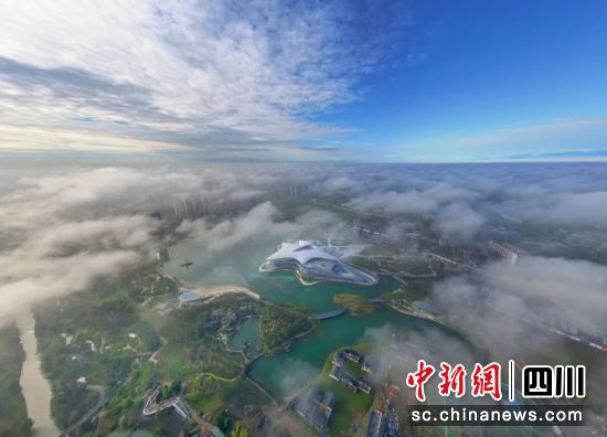 成都科幻館。郫都區融媒體中心 供圖 成都科幻館。郫都區融媒體中心 供圖