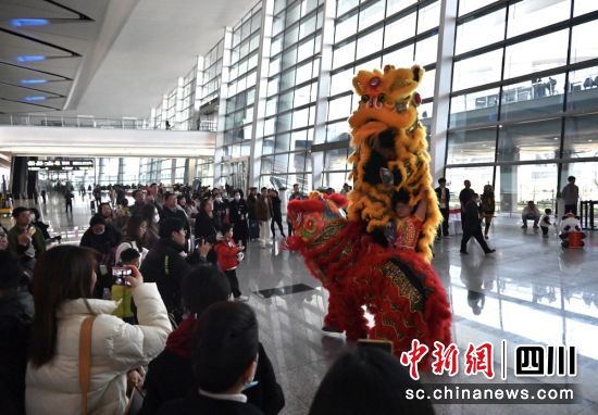 舞龍舞獅精彩上演。陶軻 攝 舞龍舞獅精彩上演。陶軻 攝