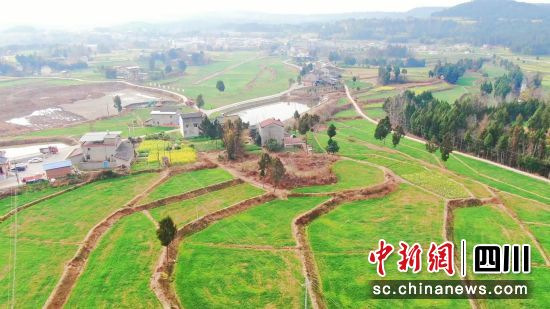整治后的農田。 梓潼縣委宣傳部供圖 整治后的農田。 梓潼縣委宣傳部供圖