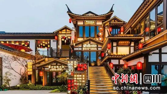 郫都區川菜小鎮。郫都區融媒體中心 供圖 郫都區川菜小鎮。郫都區融媒體中心 供圖