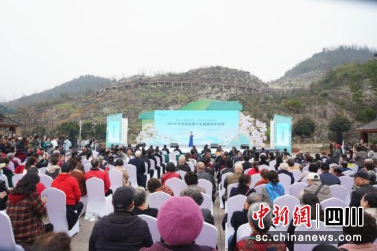 2024年筠連縣第十五屆春風李花季活動開幕現場。李楊 攝 2024年筠連縣第十五屆春風李花季活動開幕現場。李楊 攝