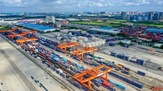 ▲成都國際鐵路港 資料圖 ▲成都國際鐵路港 資料圖