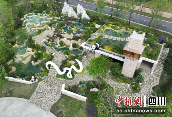 阿壩園驚艷亮相。阿壩州委宣傳部供圖 阿壩園驚艷亮相。阿壩州委宣傳部供圖