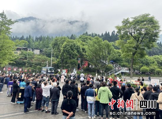 小長假第一天汶川縣域內游客量持續增長。汶川縣委宣傳部供圖 小長假第一天汶川縣域內游客量持續增長。汶川縣委宣傳部供圖