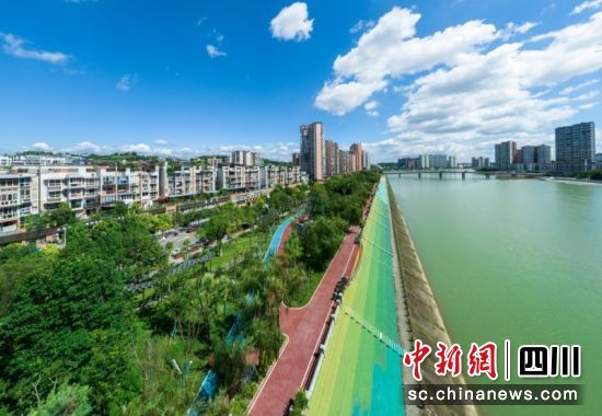 簡陽城市綠道。簡陽融媒體中心 供圖 簡陽城市綠道。簡陽融媒體中心 供圖