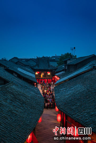 羅城古鎮。(犍為縣文化體育和旅游局 供圖) 羅城古鎮。(犍為縣文化體育和旅游局 供圖)