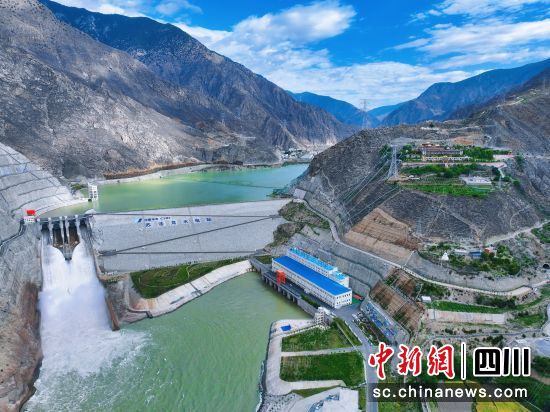 蘇洼龍水電站建成后形象。華電金上公司供圖 蘇洼龍水電站建成后形象。華電金上公司供圖