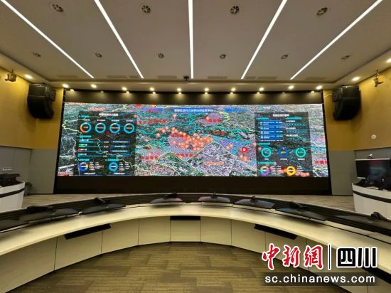 郫都區城運中心。何曼青 攝 郫都區城運中心。何曼青 攝