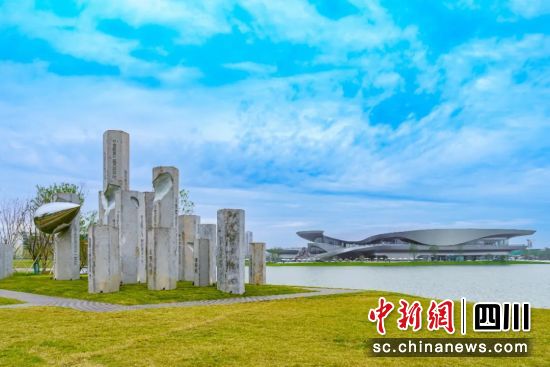 世界科幻公園。郫都區融媒體中心 供圖 世界科幻公園。郫都區融媒體中心 供圖