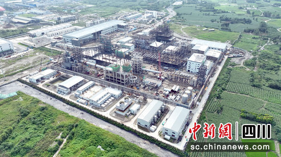 項目建設現場。 綿竹市融媒體中心供圖 項目建設現場。 綿竹市融媒體中心供圖