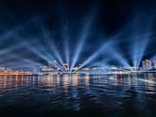 廣元城市夜景一角。苗志勇 攝 廣元城市夜景一角。苗志勇 攝