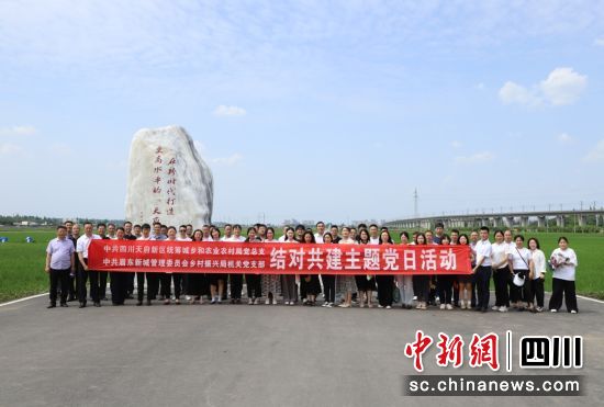 參觀高標準農田。曾真 攝 參觀高標準農田。曾真 攝