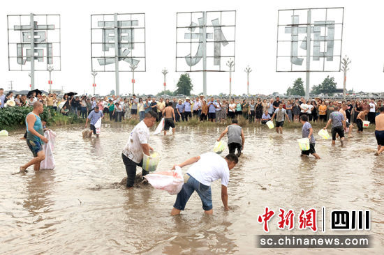 農民趣味運動會。 綿竹市融媒體中心供圖 農民趣味運動會。 綿竹市融媒體中心供圖