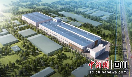 成都市綠色再生資源智慧產業園項目(一期)效果圖。成都環境集團 供圖 成都市綠色再生資源智慧產業園項目(一期)效果圖。成都環境集團 供圖